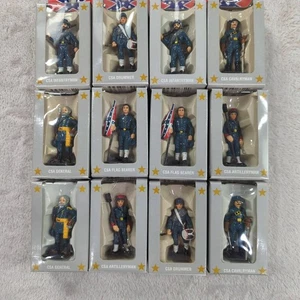 Americana Souvenirs Hand Painted CSA Confederate Metal Soldiers Civil War 1:32 - Picture 1 of 15