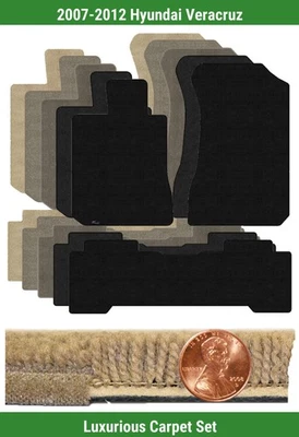 Lloyd Custom Luxe коврик комплект для 2007-2012 Hyundai Veracruz (3 штуки) #T0D - Изображение 1 из 4