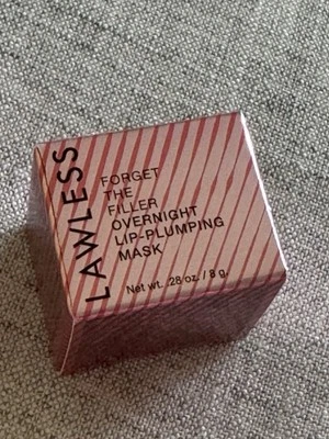 LAWLESS Forget The Filler Overnight Lip Plumping Mask Sweet Dreams NEW 0.28 Oz - Image 1 of 3