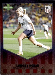 Lindsey Horan 2023 Parkside USWNT Recapitulación Lámina Roja #17 USWNT/49 - Imagen 1 de 2