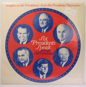 Six Presidents Speak LP 1972 [CBS News C 11006]  FACTORY SEALED New/Old Stock - Picture 1 of 2