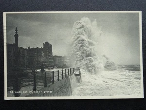 Sussex HASTINGS Rough Sea c1920s Postcard by Judges - Picture 1 of 3
