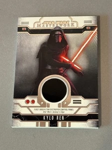 Kylo Ren Used Worn Relic Star Wars 2024 Topps Masterwork Control Panel Insert sp - Picture 1 of 3