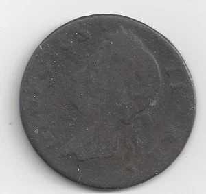 1749 Irish Hibernia Half-Penny Münze - Bild 1 von 2