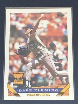 Seattle Mariners MLB Baseball Dave Fleming TOPPS All Star Rookie Near Mint Card - Image 1 of 3