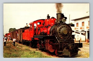 Number 11, Baldwin Built 2-6-0, Train, Transportation, Antique, Vintage Postcard - Picture 1 of 2