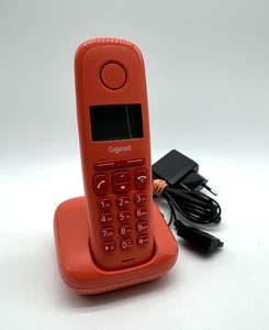 Gigaset A170 H Mobilteil inkl. Basisstation A170 Dect Telefon Starter Set Orange - Bild 1 von 9