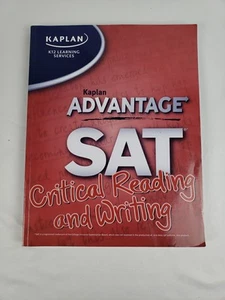 Kaplan Advantage SAT Critical Reading and Writing Workbook 2007 Paperback - Picture 1 of 17