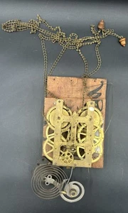 WATERBURY 8 DAY WEIGHT DRIVEN OGEE CLOCK MOVEMENT. PAT MAY 9 1882. - Picture 1 of 7