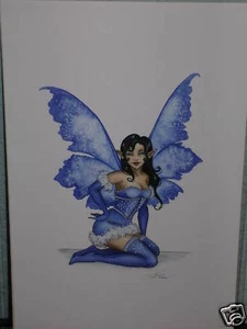 Amy Brown - Blue Snowflake Faery - OUT OF PRINT - Bild 1 von 1