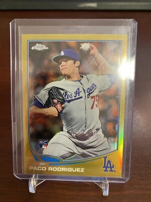 2013 Topps Chrome Paco Rodriguez Rookie Gold Refractor - Image 1 of 2