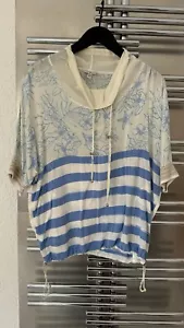 Sportalm Bluse Damen Oberteil 3/4 Arm Maritim Gr. 40 Blau Creme - Bild 1 von 12