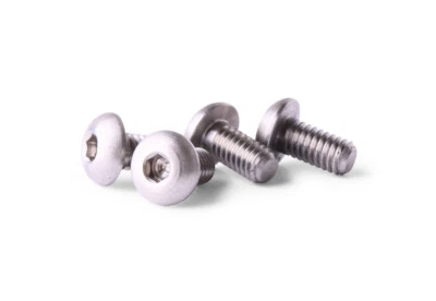 ACER RACING M4x8 Titanium Screws Button Head 4 pieces 6AL4V Aerospace Grade - M4x8 Bolts