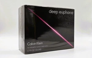 Calvin Klein Deep Euphoria EDP Nat Spray 50ml - 1.7 Fl.Oz. New Sealed - Foto 1 di 7