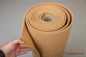 Kork Rollenkork Untertapete 3 mm 10 lfm/m² atmungsaktiv Wärme-Kälte-Schallschutz - Bild 1 von 5