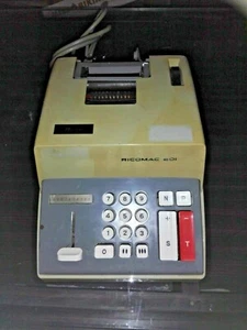 RICOH RICOMAC 201 OLD CALCULATOR NON TESTATA COME DA FOTO VECCHIA CALCOLATRICE - Picture 1 of 2