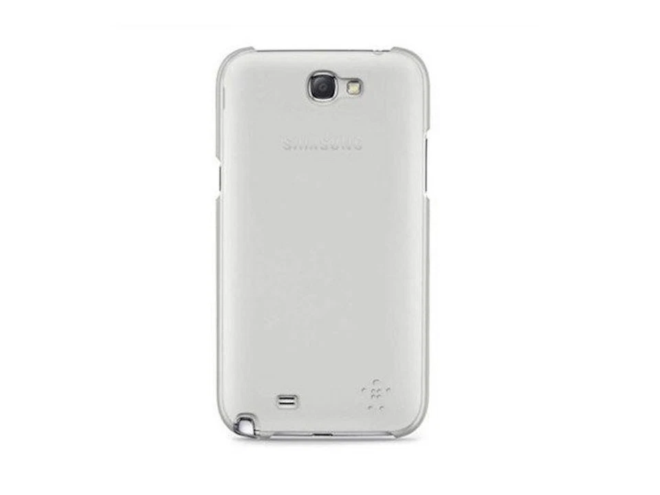 COQUE COMPATIBLE SAMSUNG GALAXY NOTE 2 TRANSPARENT MAT SILICONE RIGIDE (TPU) - Photo 1/1