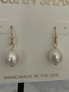 Susan Shaw Freshwater Pearl Earrings, Pierced, NWT - Picture 1 of 4