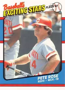 1987 Fleer Exciting Stars #38 Pete Rose NM-MT Reds - Picture 1 of 2
