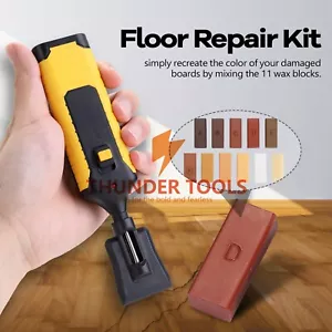 Kit de reparación de laminado para el hogar Kit de reparación de pisos Hágalo usted mismo Madera multifuncional - Imagen 1 de 14