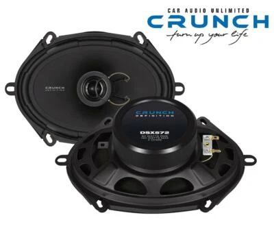 Crunch DSX572 2-Wege 13x18 cm 5x7" Koaxial Lautsprecher 160 Watt Power - 1 Paar - Bild 1 von 4
