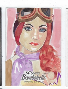 Cryptozoic DC Bombshells III Sketchkarte Marcia Dye - Bild 1 von 1