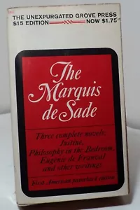 The Marquis de Sade - unexpurgated - Grove Press - 1966 - Bild 1 von 3