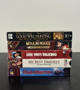 Lot Of 5 Random VHS Movies Mixed Genres Classic Movies Drama Comedy - Picture 1 of 16