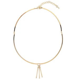 NEW WANDERLUST + CO - Gold/Rose "AVA" Choker Necklace -SALE - Picture 1 of 3
