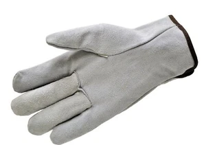 G & F 6050-3 Premium Split Guantes de cuero de vaca, pulgar recto, paquete de 3 pares - Imagen 1 de 2