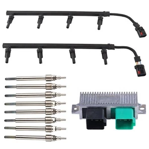 Para 03 2003 Ford 6.0 6.0L Powerstroke bujías incandescentes arneses y kit de controlador GPCM - Imagen 1 de 9