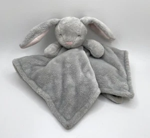 Carter's Long Eared Bunny Rabbit Lovey Security Blanket Gray Pink 2020 - Picture 1 of 8
