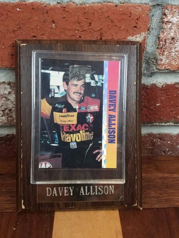 DAVEY ALLISON  Plaque BALLSTREET NEWS PROMOTIONAL Cover