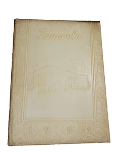 German Township HS Laureola 1951 Yearbook McClellandtown PA VTG  w/ Bonus Photo - Picture 1 of 14