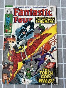 #99 Fantastic Four, 1970, VF- condition, Featuring Black Bolt &The Inhumans