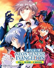 Anime DVD Neon Genesis Evangelion Complete TV Series + 6 Movie English Dubbed