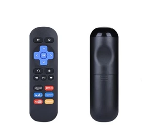 2pcs Black Replacement Remote For ROKU 1/2/3/4 Express+/Ultra Streaming Player - Picture 1 of 4