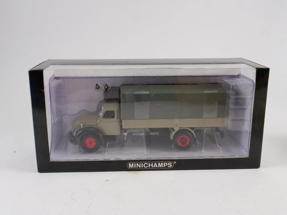 MINICHAMPS 1/43 Magirus S 6500 Tela 1955 439 141020 - Immagine 1 di 4