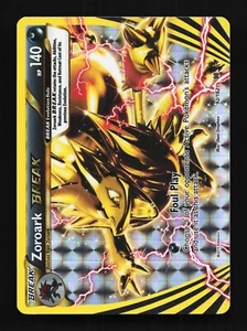 Pokémon TCG Zoroark BREAK 92/162 Breakthrough RARE BREAK Holo English Card - Picture 1 of 2