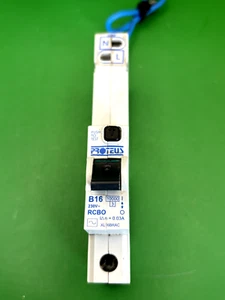 Proteus 16BMCRSP B16 16A 30mA RCBO - Picture 1 of 4