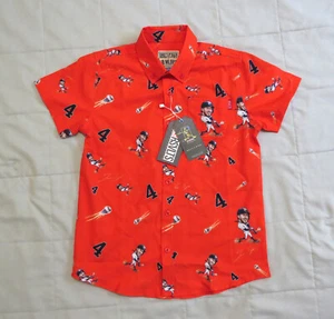 RSVLTS Button Down Shirt Youth Medium Houston Astros George Springer MLBPA NEW - Picture 1 of 15