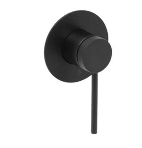 Johnson Suisse Venezia Shower Mixer Ceramic Disk Tap Tapware - Matte Black - Picture 1 of 2