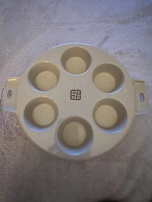 Vintage LittonWare Microwave Oven Cookware 6 Cupcake Muffin Pan 39284 1970's - Image 1 of 4