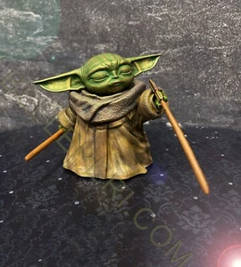 Baby Yoda the Mandalorian Grogu toy Star wars Sith Jedi Yoda collection figure - Picture 1 of 5