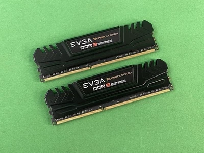 EVGA Superclocked 16GB (2 x 8GB) DDR3-14900 16G-D3-1600-MR Desktop Memory - Image 1 of 4