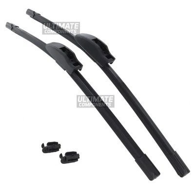 Conjunto de lâminas de limpador de para-brisa dianteiro Aero compatível exatamente com Ford Ranger Pickup 1999-2006 - Imagem 1 de 3