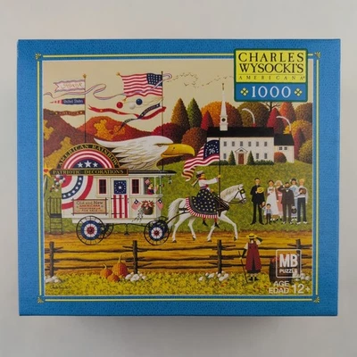 Charles Wysocki, Così orgogliosamente salutiamo, puzzle 1000 pezzi, nuovo sigillato  - Immagine 1 di 4