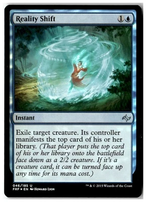 MTG Foil Reality Shift - Fate Reforged Heavily Played English - Image 1 of 2
