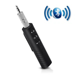 3.5mm AUX Jack Audio Stereo Music Wireless Bluetooth Home Car Receiver Adapter - Afbeelding 1 van 8