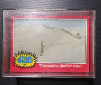 Juego rojo incompleto original de Star Wars 1977 de colección faltan 5 cartas EX/EX+ Foto 1 de 3